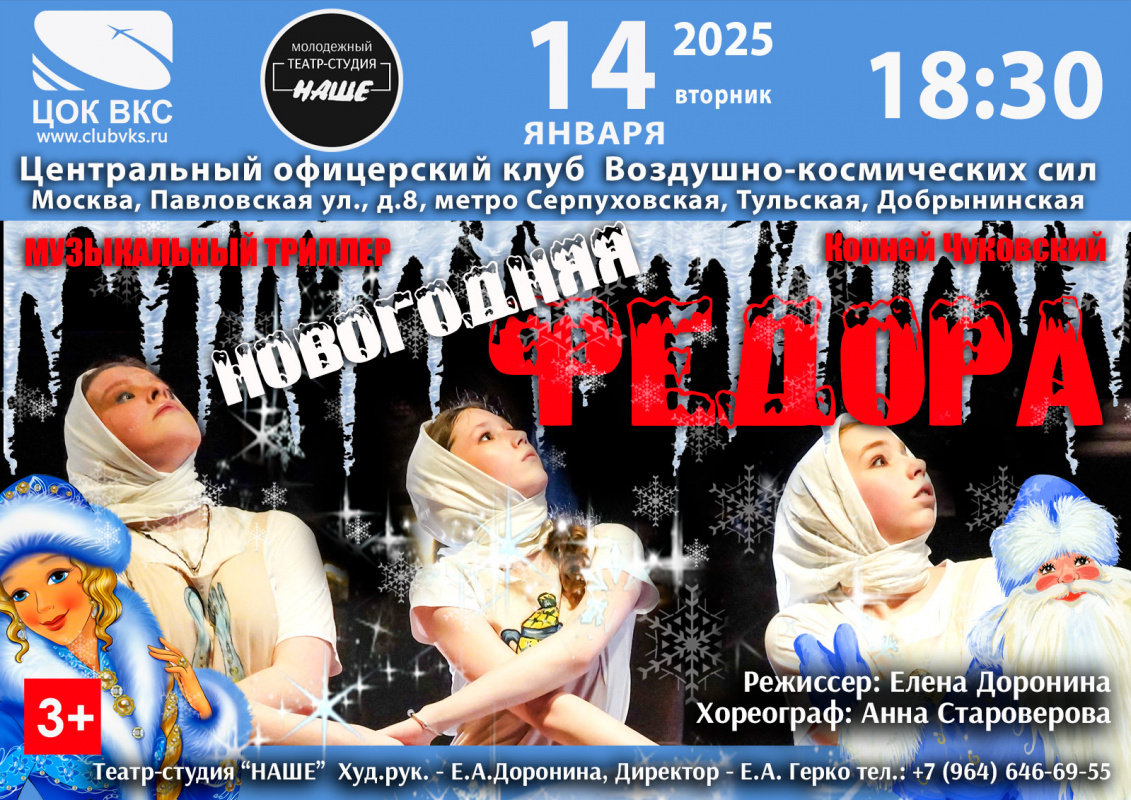 14.01.25 Спектакль "Новогодняя ФЕДОРА"